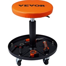 VEVOR Adjustable Mechanics Rolling Creeper Seat Stool Tool Tray for Shop... - $89.09