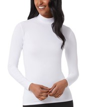 32 DEGREES Womens Cozy Heat Mock-Neck Long-Sleeve Top White Size XXL - £19.75 GBP