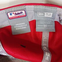 New Era MLB Boston Red Sox Men's Back Fitted Red Baseball Cap Hat Size 7 3/4 image 2
