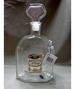 Cristalleria Acampora,Crystal  Italian Whiskey Decanter ~Studio S - £7.85 GBP