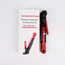TEOROMOTOR Universal Adjustable Motorcycle Kickstand Premium Aluminum Si... - $280.57 MXN