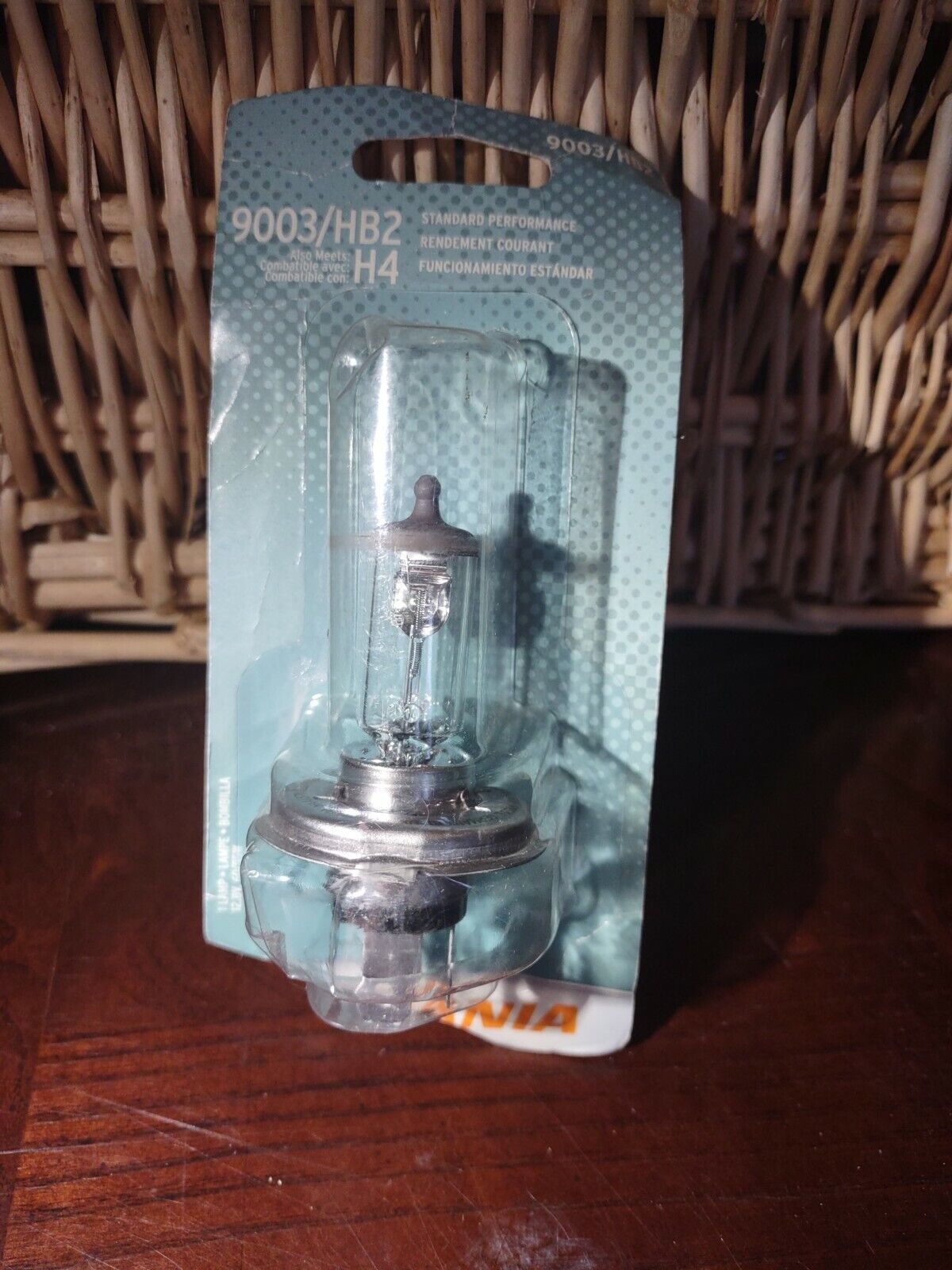 SYLVANIA 9003 (also fits H4) Basic Halogen Headlight Bulb, 9003 - $12.75