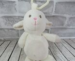 Kellytoy Baby Cream Off-White lamb Plush Rattle ribbed tummy feet hangin... - $8.79