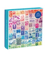 Galison Phat Dog Jigsaw Puzzle, Vintage Stamps, 500 Pieces, 20 x 20&#39;&#39; ... - $59.75 CAD