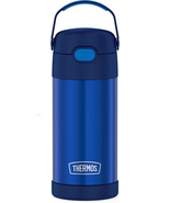 THERMOS FUNTAINER 12 Ounce Stainless Steel Vacuum Insulated Kids Straw B... - £12.81 GBP