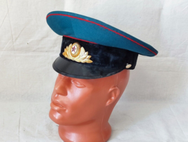 Russia Soviet Army KGB  visor  hat USSR Border Guards, Original USSR. si... - $39.59