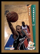 1992-93 Fleer #373 Blue Edwards Milwaukee Bucks - £1.61 GBP