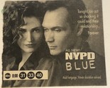 NYPD Blue Tv Guide Print Ad Jimmy Smits TPA8 - $5.93