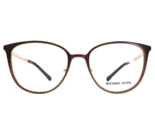 Michael Kors Eyeglasses Frames MK 3017 1188 Lil Brown Rose Gold Round 51... - $54.44