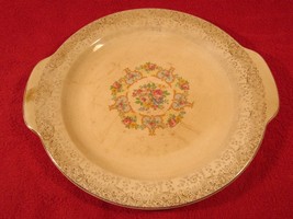 Vintage Parisiam Center China 22 K Gold 11.5&quot; Dinner Plate [Z18] - £12.54 GBP