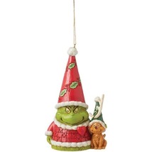 Jim Shore Santa Grinch Gnome with Reindeer Max Hanging Ornament, NIB NEW - $44.99