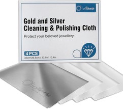 Jewelry Cleaning and Polishing Cloth 100 Pure Cotton Silver Polishing Cl... - $18.17