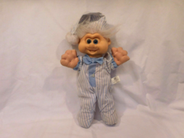  Troll Plush Vintage I.T.B.Stuffed Doll 1991 Blue Jammies and Hat 12 1/2&quot; - £11.08 GBP
