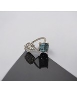 Authenticity Guarantee

14K White Gold Round White &amp; Blue Lab Grown Diam... - $2,747.05 CAD