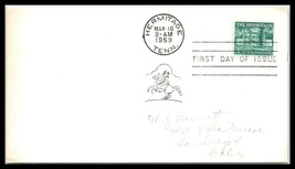 1959 US FDC Cover - Hermitage, Tennessee to San Diego, CA, Hermitage Sta... - £2.32 GBP