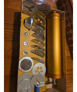 VTG Nordic Ware Cookie King Deluxe Crank Press Spritz W 17  Discs  - $33.94