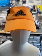 Adidas Climalite Visor Unisex Tennis Cap Sportswear Hat Orange OSFM NWT ... - $33.21