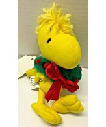 PEANUTS Woodstock Bird 7&quot; with Christmas Wreath Plush Figure - $13.58 CAD