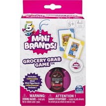 Mini Brands Grocery Grab Card Game Incl. Miniature Hershey&#39;s Syrup Ages ... - £12.61 GBP