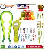 Ergonomic 6-in-1 Bottle &amp; Jar Opener for Seniors with Weak Hands – Apple... - $23.90 CAD