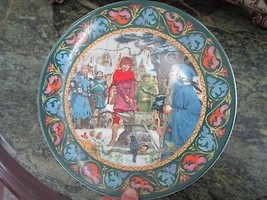 WEDGWOOD COLLECTOR PLATE &quot;ARTHUR DRAWS THE SWORD&quot; SIGNED - $54.45