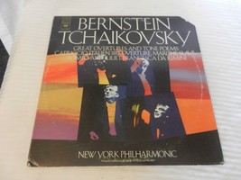 Bernstein Tchaikovsky Great Overtures &amp; Tone Poems 2 LP Set Columbia MG33270 - £23.90 GBP