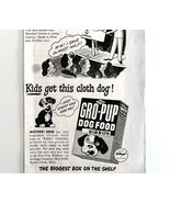 Kelloggs Gro Pup Dog Food Blue Ribbon 1948 Advertisement Pets DWHH6 - €25,60 EUR