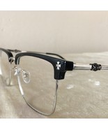 Glasses Clear Acrylic Chrome Titanium mm6 Heart/Cross Dutch Designer Vip... - £18.23 GBP+