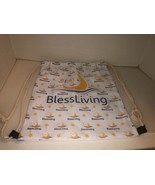 BLESS LIVING Cloth Drawstring Backpack Bookbag Cinch Sack 15&quot; x 12&quot; - $13.51 CAD