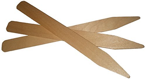 Wood Garden Labels Natural Wood Bedding Labels, 6 x 5/8-Inch , (15 stick Labels)