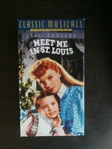 Meet Me in St. Louis (VHS, 2000, Classic Musicals Includes Extras) Judy Garland - £3.78 GBP