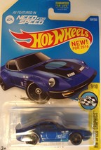 Mattel Hot Wheels 2016 Nissan Fairlady Z Speed Graphics 184 Blue Die Cas... - $6.88