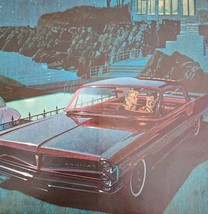 1963 Pontiac Wide Track Couple On Oceanside Date Advertisement Automobil... - $378.38 MXN