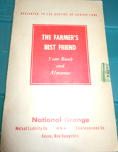 The Farmer’s Best Friend Year Book &amp; Almanac National Grange 1948 - $3.99