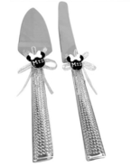 Gay Mrs And Mrs Minnie Wedding Cake Knife and Server Mouse Wedding Set - £31.43 GBP