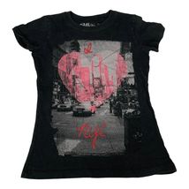 L.O.L. Vintage Youth Girls I Love NYC Short Sleeved Crew Neck T-Shirt Size M - £11.39 GBP
