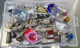 Huge Lot of Stainless Steel Fittings, Pipes, Connectors, Air Hose Splitter - £35.88 GBP