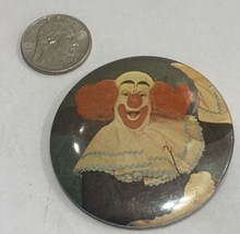 Vintage Bozo Show Chicago Pin Button Clown WGN - £7.81 GBP