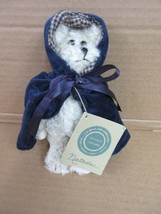 NOS Boyds Bears Natasha Blue Hooded Robe Plush Bear B66 C* - £17.64 GBP