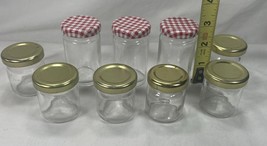 Glass Jars w/ Lids Crafts-Paint Jars Lot Of 9 - $6.93