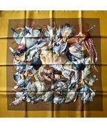 Genuine Hermes Scarf - Gibiers - Henri de Linares - Vintage - $5,597.30 MXN