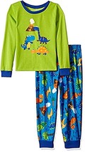 Toddler Boy&#39;s Prehistoric Dino Days Dinosaur Jersey Pajama Set - $11.24