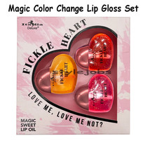 Italia Deluxe Fickle Heart Magic Sweet Color Change Lip Oil Lip Gloss 3 ... - $6.87