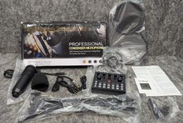 Professional Podcast Microphone Kit, V8 Sound Card Bundle with Stand, 7 ... - €24,15 EUR