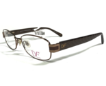 Diane von Furstenberg Eyeglasses Frames DVF8040 201 Brown Round Oval 52-... - $46.38