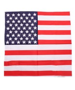 Motique Accessories Extra Large American Flag Bandana 27x27 - £13.79 GBP