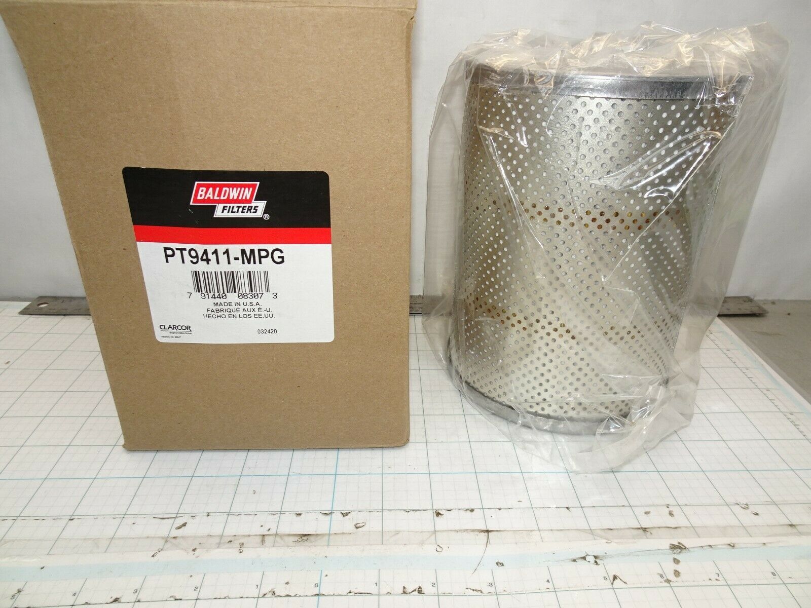 Baldwin PT9411-MPG Hydraulic Hydro Filter Factor Sealed Made in USA 03/2020 - $53.10