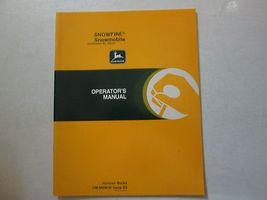 John Deere Snowfire Snowmobile Dell&#39;Operatore Manuale OM-M69630 Problema... - $9.06