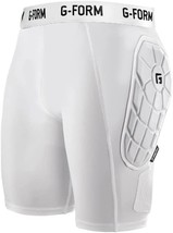 White, Adult, G-Form Heist Softball Sliding Short. - $116.96