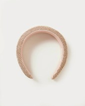 Loeffler Randall women&#39;s bellamy headband in DIAMANTE LIGHT PEACH - size... - £42.40 GBP